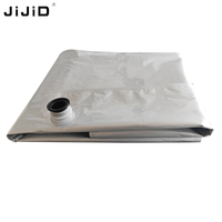 Sac aseptique de qualité alimentaire JIJID 220L, sac en aluminium haute barrière en boîte avec valve de 1 pouce pour l'emballage de liquides alimentaires