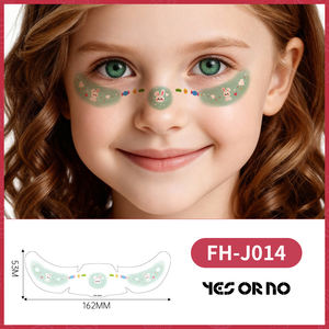 Adesivi per Tatuaggi Temporanei Impermeabili per Bambini a Tema Pasquale, Forme Geometriche Stampate a Trasferimento d'Acqua per Viso e Feste - Product Image 6