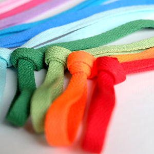 Tali Sepatu Atletik Kustom, Tali Sepatu Olahraga Fashion, Tali Sepatu Datar Bermotif untuk Air - Product Image 2