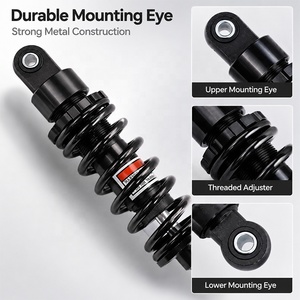 Amortisseur arrière de 250 mm, suspension adaptée aux motos, quads tout-terrain, UTV, motos de cross, karts, scooters - Product Image 3