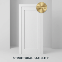 Porte intérieure à âme pleine homologuée CE, insonorisée, avec fonction de fermeture silencieuse, surface finie, pour salle de bain et appartement
