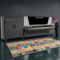 Imprimante d'emballage industrielle Sunthinks SC1200, solution numérique à jet d'encre haute vitesse pour l'usine de cartonnerie