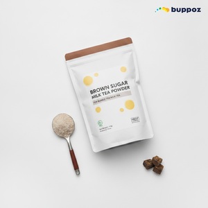 ผงชานมน้ำตาลทรายแดง 1 กก. บรรจุถุง ฮาลาล HACCP สำหรับร้านชานมไข่มุก ขายส่ง - Product Image 2