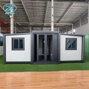 Moderno minimalista 20ft espandibile casa del contenitore prefabbricato in acciaio Mobile ufficio/negozio/appartamento/Hotel/capsula per pannello Sandwich - Product Image 1