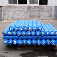 Rouleau de bâche PE bleue 180 g/m² imperméable et résistante aux UV pour la construction et les couvertures de camions