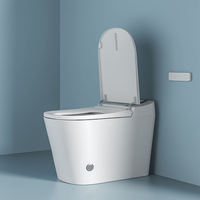 Chauffage allongé moderne assis bidet automatique une pièce AI toilette intelligente articles sanitaires wc toilette automatique