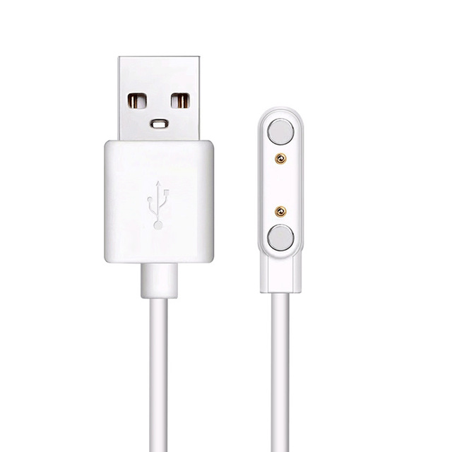High Quality 2 Pin 7.62 Pitch Kids Smart Watch Charging Cable Pure Copper Wire Core 5V/1A 5W Smart Watch Magnetic Charging Cable