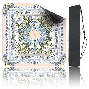 Tapis de table de mahjong de luxe, silencieux, imperméables, antidérapants, pliables, couleurs peintes à la main, couleurs au choix, pour la maison, les fêtes de famille, les jeux - Product Image 2