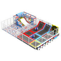 Nouveau produit en promotion : Ensemble de jeux souple pour enfants, trampoline, équipement de parc d'attractions, aire de jeux intérieure avec piscine à balles