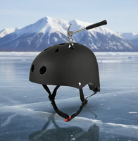 Casques de patinage sur glace pour enfants de haute qualité, ajustement réglable, design portable, matériau EPS PC, pour activités de plein air.