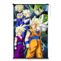 Cartoon 3D Printing Hanging pictures and Poster for Anime Dragon Ball wall picture