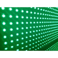 DIP P10 module d'affichage LED de couleur verte unique pour panneau de message mobile