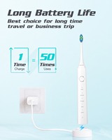 Brosse à dents électrique intelligente en gros, rechargeable, étanche, pour voyage, appareil de soin buccal, blanchiment et nettoyage des dents, brosse à dents sonique