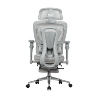 Chaise de bureau ergonomique avec soutien lombaire, chaise inclinable pour ordinateur, chaise de jeu confortable pour la maison, chaise de bureau pivotante réglable