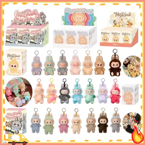 Macaron di qualità di seconda generazione in PVC <span class=keywords><strong>da</strong></span> <span class=keywords><strong>collezione</strong></span> mostro per Labubu seduto a sorpresa scatola cieca per la festa regalo Anime figura - Product Image 3