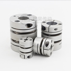 GL-33 đôi màng đàn hồi khớp nối kẹp độ nhạy cao chính xác Hợp kim nhôm khớp nối vít bộ mã hóa động cơ servo - Product Image 1