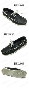 LXG, zapatos de guisantes negros sociales informales de cuero de vaca natural, zapatos náuticos clásicos resistentes al ácido de peso cosidos a mano HSW039 - Product Image 6