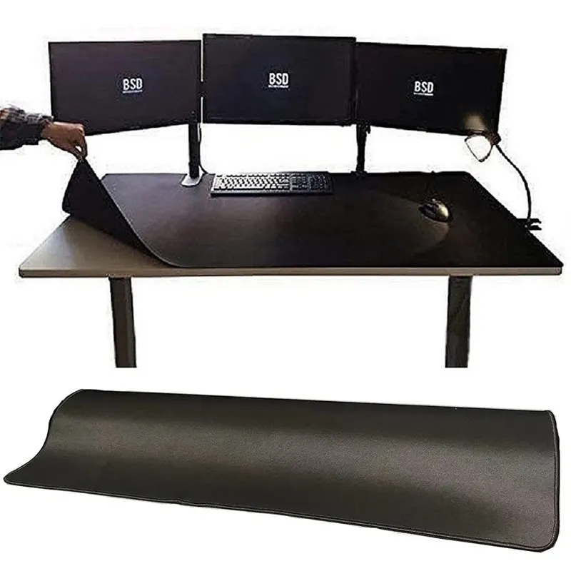 Tappetino per Mouse di alta qualità XXXL esteso 120x60cm grande su misura Base antiscivolo in gomma sublimazione tavolo da gioco tappetino da lavoro