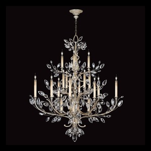 Lustre Michaela de grande taille, minimaliste, en fer, avec des éléments en forme d'avions, en forme de demi-lune, avec un bol en verre translucide, pour l'entrée - Product Image 1