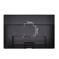 Monitor LCD Industri 23.6 Inci 1920*1080 VGA USB Layar Sentuh Resistif Plastik TFT VESA untuk Penggunaan Bisnis
