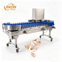 Trieuse automatique de volailles de qualité alimentaire pour poulets entiers et sous-produits