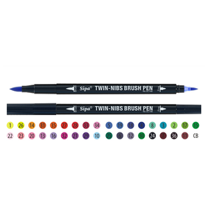 SC148 Twin-nibs 36 Colors Art Markers Water-based <strong>Ink</strong> Washable Plastic <strong>Brush</strong> <strong>Pens</strong> for Sketching Graffiti Loose Dual-Sided - Product Image 4