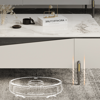 Meuble TV de Luxe 2025 – Meuble TV Moderne et Table Basse avec Tiroirs pour Salon