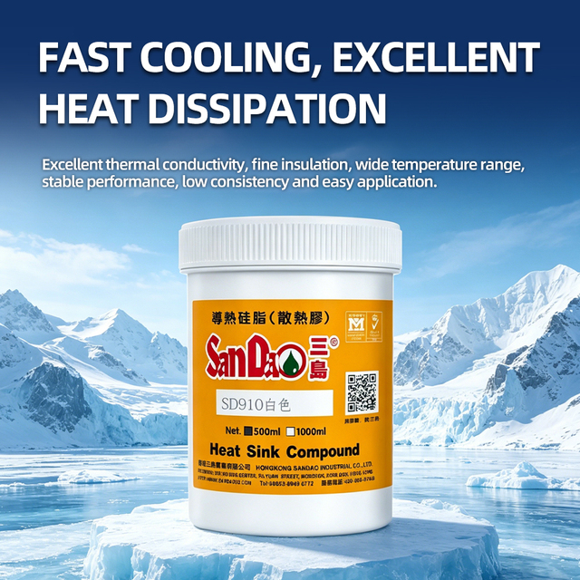Industrial Thermal Conductive Grease High Temperature Heat Dissipation Paste for Electronic Components and Electrical Equipment