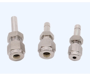 Phụ kiện nén nối thẳng hàn thép không gỉ SS316L để ống Adapter cho khí - Product Image 1