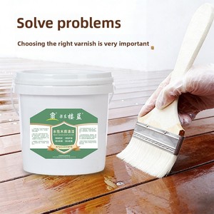 Liangdonglu Blue Water-Based Polyurethane Wood Paint Eco-friendly Glossy Waterproof Sun-resistant for Renovating Wood Outdoor - Product Image 3