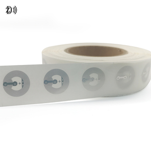 Etiqueta Inteligente NFC213 RFID de 13.56MHz, Redonda, Blanca, de PET, de 25mm, Adhesiva en Seco/Húmedo, Resistente al Agua, con Logotipo Personalizado, Juguete Interactivo para Niños - Product Image 4