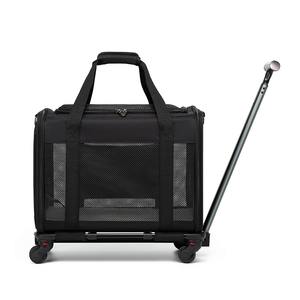 Большая вместимость дышащая складная переносная сумка для домашних животных из Оксфордской ткани, съемная и моющаяся переноска для кошек - Product Image 1