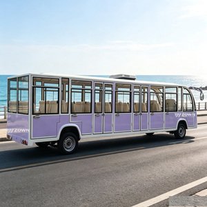 Bus électrique touristique au design élégant, intérieur insonorisé, véhicule de navette pour les zones scéniques côtières - Product Image 1