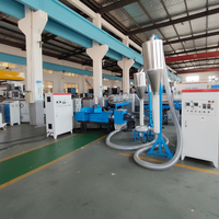 Machine à faible consommation d'énergie pour le recyclage des films LDPE, ligne de granulation à petite échelle complète pour la production de granulés de plastique