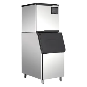 Aidear 500kg/day Ice Cube Maker Machine With Air Cooling System Use For Restaurant And Sell Ice