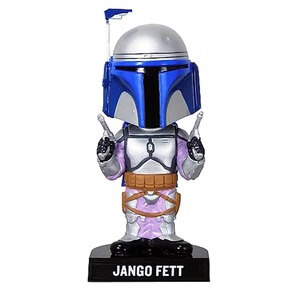 Expressive Jango Fett Dynamic Custom Bobble Head présente l'emblématique Chasseur de primes dans un design de tête Bobble à collectionner unique et détaillé - Product Image 6