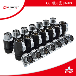 Cnlinko Lp 20 7 Pin Nam Cắm Nhựa Và Kim Loại Hàng Không Kết Nối Dây Vít IP68 Không Thấm Nước Cáp Kết Nối - Product Image 6