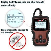 Escáner OBD2 ANCEL JP700, Lector de Códigos de Motor JOBD EOBD para Autos del Mercado Japonés Toyota, Honda, Nissan con Función de Verificación I/M