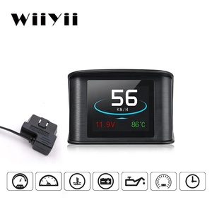 Wiiyii P10 OBD2 <span class=keywords><strong>HUD</strong></span> para Auto con Velocímetro LCD, Temperatura del Agua y Funciones de Reloj - Product Image 2