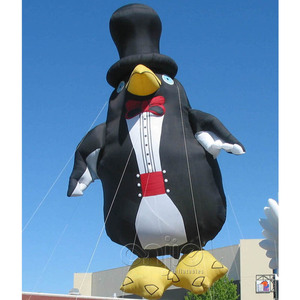 PVC Advertising Inflatables Inflatable Floating Advertising <strong>Balloon</strong> Large Vinyl Helium Parade <strong>Balloons</strong> Penguins - Product Image 2