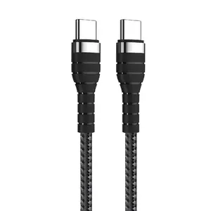定制1.2M 2M铝合金编织线移动USB电缆制造商快速充电电缆