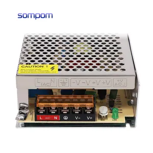 Sompom电源SMPS 24V 3A 110V/ 220V至5V 12V 24V 48v发光二极管电源闭路电视/发光二极管条交流至直流电源适配器