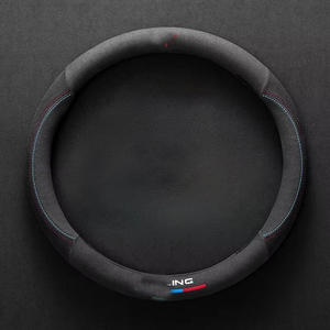 <span class=keywords><strong>Volant</strong></span> de voiture en suède en forme de D, design personnalisé spécial en fibre de carbone pour <span class=keywords><strong>Volkswagen</strong></span> - Product Image 2