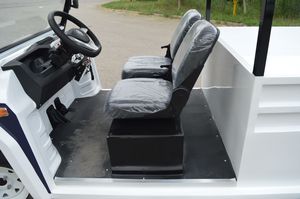 Voiture de <span class=keywords><strong>patrouille</strong></span> électrique et voiturette de golf LEIBIN à longue autonomie pour 2 personnes avec boîte de chargement et <span class=keywords><strong>camion</strong></span> utilitaire - Product Image 5