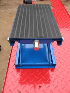 Gato de tijera para motocicleta, soporte de motor de rueda de neumático central trasero con plataforma rodante y manivela de mano - Product Image 6