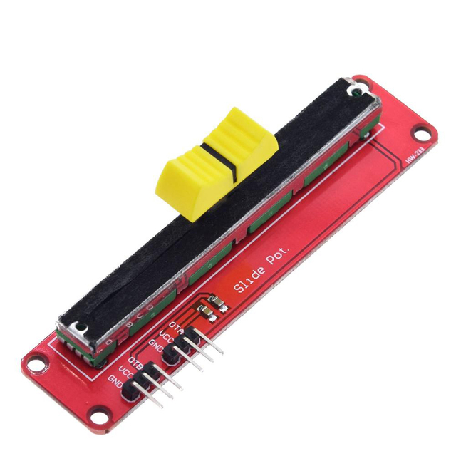 TZT Slide Potentiometer 10K Linear Module Dual Output for Arduino AVR Electronic Block