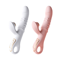 Vibrateur Lapin Rotatif à Perles, Pénétration et Succion, pour Stimulation du Point G et du Clitoris, Jouet Sexuel pour Femme - Offre Spéciale