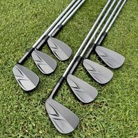 Fer à repasser de golf professionnel, fabriqué en usine, personnalisé, en acier au carbone 1020, fraisage CNC, droitier, forgé, jeu de 4 têtes