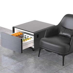 Mini-réfrigérateur de table intelligent pour appartement, hôtel, bureau, avec fonction café et chargement sans fil - Product Image 2