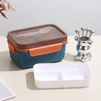 Boîte à bento étanche pour adultes, boîte à lunch en acier inoxydable 304 avec compartiments, sans BPA, passe au lave-vaisselle, pour le bureau et l'école